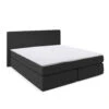 Boxspringbett Schwarz 200 X 200 Cm Mit LED Beleuchtung Vitalispa 1 Boxspringbett Schwarz 200 X 200 Cm Mit LED Beleuchtung Vitalispa -Möbel Store m346 01 ol