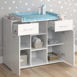 Wickelkommode "Leonie" Weiß 113 X 100 Cm Vicco -Möbel Store m3533 05 ol