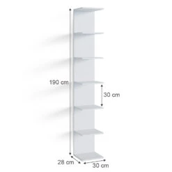 Wandregal "Paolo" Weiß Vicco -Möbel Store m3541 03 ol