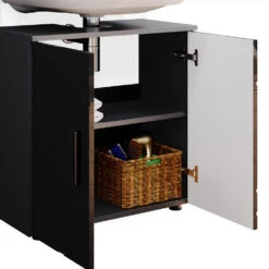 Badmöbel Set "Irma" Anthrazit Hochglanz 3 Teile, Mit Unterschrank 60 Cm Vicco 14 Badmöbel Set "Irma" Anthrazit Hochglanz 3 Teile, Mit Unterschrank 60 Cm Vicco -Möbel Store m3548 06 ol