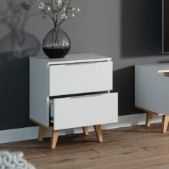 Sideboard "Nautica" Weiß/Sonoma 45 X 61 Cm Vicco 13 Sideboard "Nautica" Weiß/Sonoma 45 X 61 Cm Vicco -Möbel Store m3674 05 ol