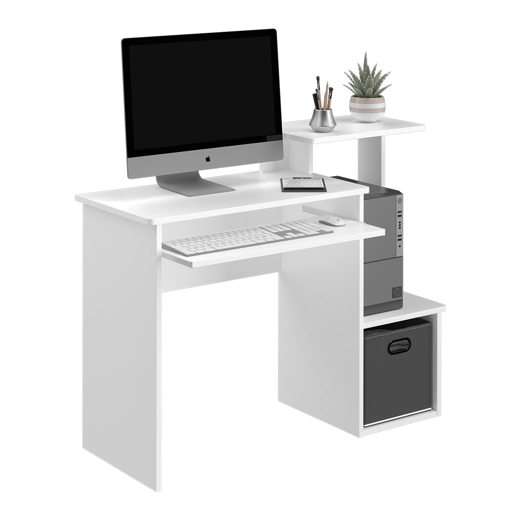 Schreibtisch "Karl" Weiß 106 X 40 Cm Vicco 9 Schreibtisch "Karl" Weiß 106 X 40 Cm Vicco – Bild 7