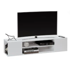 Lowboard "Helvin" Weiß 119.8 X 26 Cm Vicco 15 Lowboard "Helvin" Weiß 119.8 X 26 Cm Vicco -Möbel Store m3744 07 ol