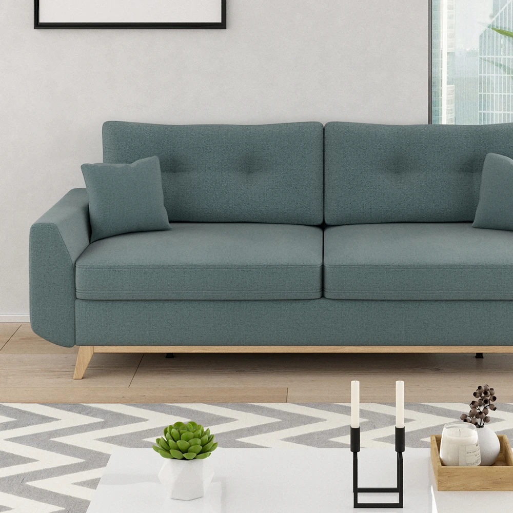 Sofa "Sidney" Blau 230 Cm Vitalispa 7 Sofa "Sidney" Blau 230 Cm Vitalispa – Bild 5