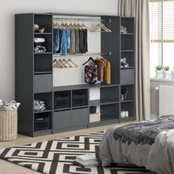 Schubladen "Visit" Anthrazit 35 X 26 Cm 2er Set Vicco -Möbel Store m3825 04 ol