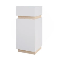 Midischrank "Gloria" Weiß/Sonoma Vicco