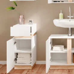 Midischrank "Gloria" Weiß/Sonoma Vicco -Möbel Store m3860 05 ol