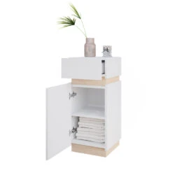 Midischrank "Gloria" Weiß/Sonoma Vicco -Möbel Store m3860 07 ol