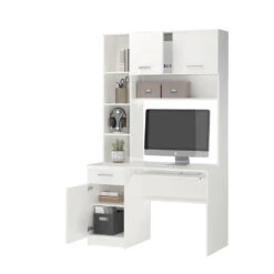 Schreibtisch "Crossline" Weiß 120.1 X 59.5 Cm Vicco 15 Schreibtisch "Crossline" Weiß 120.1 X 59.5 Cm Vicco -Möbel Store m4026 07 ol