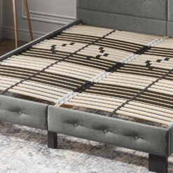 Lattenrost Weiß/Schwarz 90x200 Cm 2er Set, 28 Federholzleisten Vitalispa -Möbel Store m4038 2er 05 ol