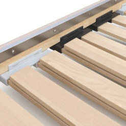 Lattenrost Weiß/Schwarz 90x200 Cm 2er Set, 28 Federholzleisten Vitalispa -Möbel Store m4038 2er 06 ol