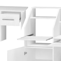 Schreibtisch "Edwin" Weiß 166 X 50.5 Cm Vicco 14 Schreibtisch "Edwin" Weiß 166 X 50.5 Cm Vicco -Möbel Store m4073 06 ol