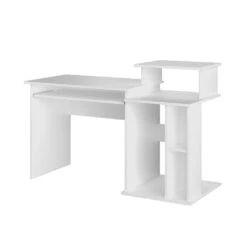 Schreibtisch "Jan" Weiß 130 X 55 Cm Vicco