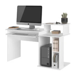 Schreibtisch "Jan" Weiß 130 X 55 Cm Vicco -Möbel Store m4074 07 ol