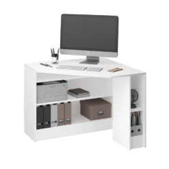 Eckschreibtisch "Alvaro" Weiß 94 X 94 Cm Vicco 15 Eckschreibtisch "Alvaro" Weiß 94 X 94 Cm Vicco -Möbel Store m4076 07 ol