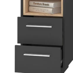 Nachttisch "Beatrice" Anthrazit/Sonoma 36 X 68 Cm 2er Set Vicco 14 Nachttisch "Beatrice" Anthrazit/Sonoma 36 X 68 Cm 2er Set Vicco -Möbel Store m4109 2er 06 ol