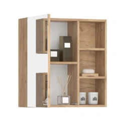 Bad Spiegelschrank "Senyo" Anthrazit/Goldkraft Eiche 62 X 64 Cm Vicco 15 Bad Spiegelschrank "Senyo" Anthrazit/Goldkraft Eiche 62 X 64 Cm Vicco -Möbel Store m4117 07 ol