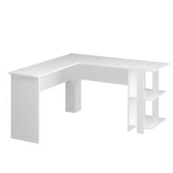 Vicco Eckschreibtisch "Nikita", Weiß, 140 X 140 Cm