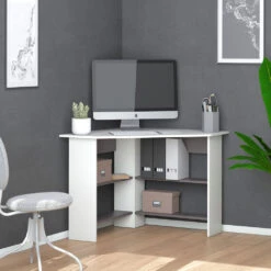 Eckschreibtisch "Arion" Weiß/Anthrazit 90 X 90 Cm Vicco -Möbel Store m4164 04 ol