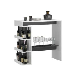 Bartisch "Dana" Weiß/Anthrazit 108 X 50 Cm Vicco -Möbel Store m4235 07 ol