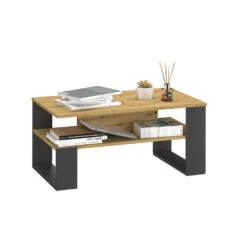 Couchtisch "Nemo" Anthrazit/Artisan-Eiche 90 X 40 Cm Vicco -Möbel Store m4253 07 ol