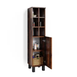 Midischrank "Fynn" Eiche Rustikal 30 X 130.6 Cm Große Tür Vicco -Möbel Store m4267 07 ol