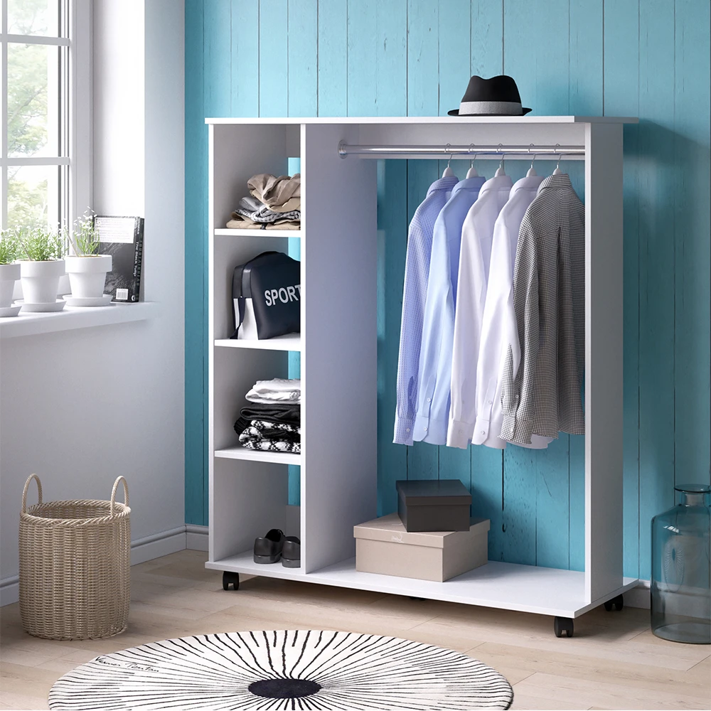 Garderobe "Cosmo" Anthrazit 110 X 129.4 Cm Vicco 6 Garderobe "Cosmo" Anthrazit 110 X 129.4 Cm Vicco – Bild 4