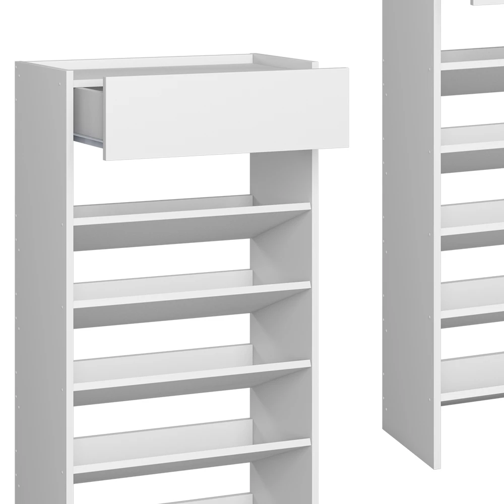Schuhschrank "Delin" Weiß 60 X 116 Cm Vicco 8 Schuhschrank "Delin" Weiß 60 X 116 Cm Vicco – Bild 6