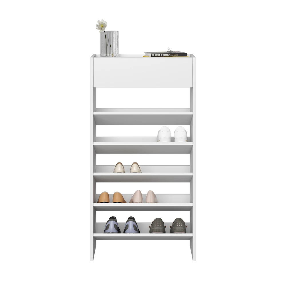 Schuhschrank "Delin" Weiß 60 X 116 Cm Vicco 9 Schuhschrank "Delin" Weiß 60 X 116 Cm Vicco – Bild 7