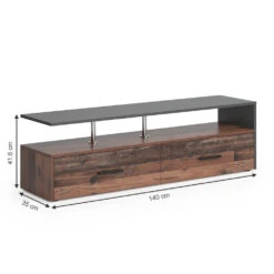 Lowboard "Amato" Antikholz 140 X 41.6 Cm Vicco -Möbel Store m4281 03 ol