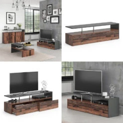 Lowboard "Amato" Antikholz 140 X 41.6 Cm Vicco -Möbel Store m4281 08 ol