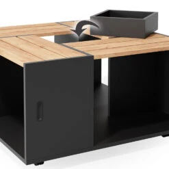 Couchtisch "Anton" Anthrazit/Goldkraft Eiche 80 X 43 Cm Vicco -Möbel Store m4327 06 ol