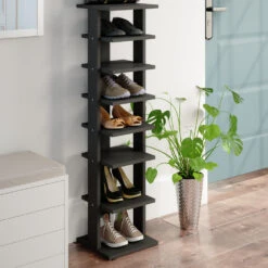 Schuhschrank "Sara" Anthrazit 26.7 X 110 Cm Vicco -Möbel Store m4333 05 ol