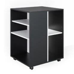 Rollcontainer Anthrazit/Weiß 59 X 53 Cm Vicco