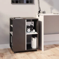 Rollcontainer Anthrazit/Weiß 59 X 53 Cm Vicco -Möbel Store m4362 05 ol