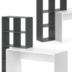 Schreibtisch "Mara" Weiß/Anthrazit 59 X 166.8 Cm Vicco -Möbel Store m4364 06 ol