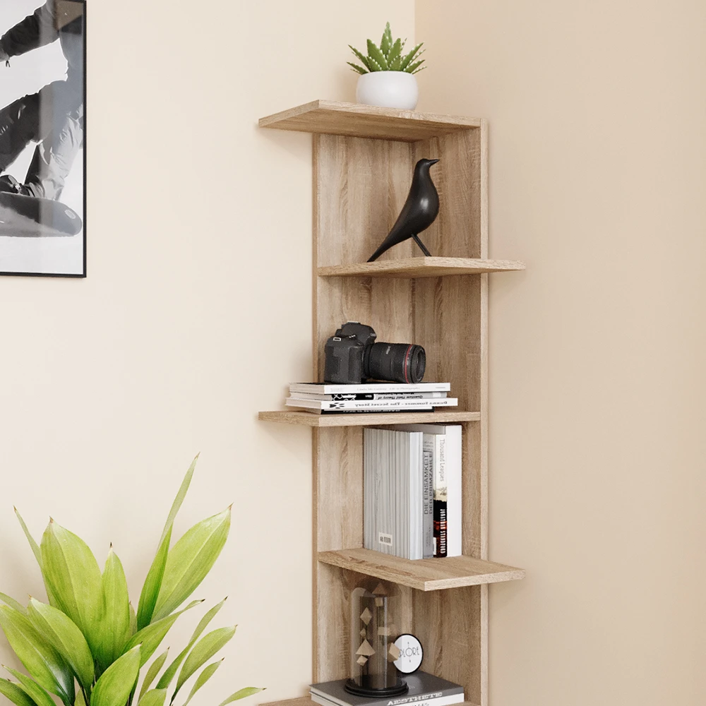 Eckregal "Tera" Sonoma 37 X 140.1 Cm Vicco 7 Eckregal "Tera" Sonoma 37 X 140.1 Cm Vicco – Bild 5