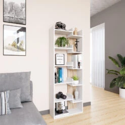 Raumteiler "Fico" Sonoma/Weiß 61 X 160.2 Cm Vicco -Möbel Store m4369 04 ol