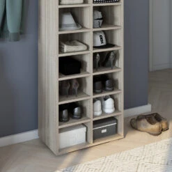 Schuhschrank "Paris" Sonoma 52.4 X 183 Cm 22 Fächer Vicco -Möbel Store m4379 05 ol