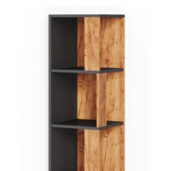 Eckregal "Lio" Goldkraft Eiche/Anthrazit 33.3 X 162.2 Cm Vicco -Möbel Store m4380 06 ol