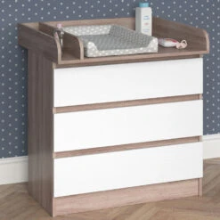 Wickelkommode "Emma" Weiß/Sonoma/Sonoma 80 X 87 Cm Vicco -Möbel Store m4384 05 ol