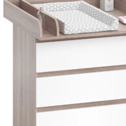 Wickelkommode "Emma" Weiß/Sonoma/Sonoma 80 X 87 Cm Vicco -Möbel Store m4384 06 ol