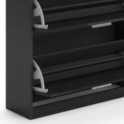 Schuhkipper "Alex" Schwarz Hochglanz 89 X 104 Cm Vicco -Möbel Store m4386 06 ol