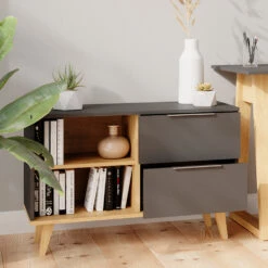 Lowboard "Nautica" Anthrazit/Buche 90 X 61 Cm Vicco -Möbel Store m4391 05 ol