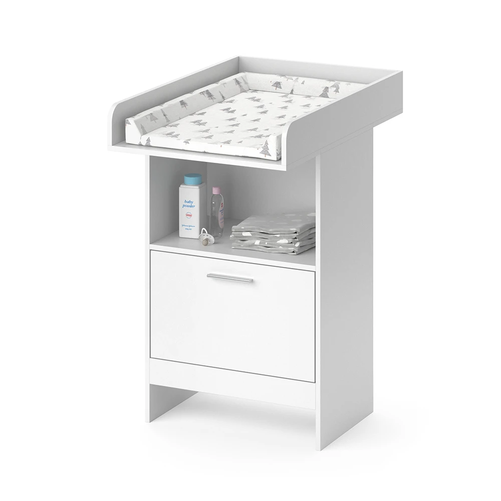Wickelkommode "Leo" Weiß 60 X 103 Cm Mit Schublade Vicco 9 Wickelkommode "Leo" Weiß 60 X 103 Cm Mit Schublade Vicco – Bild 7