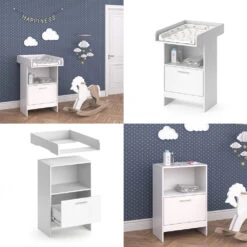 Wickelkommode "Leo" Weiß 60 X 103 Cm Mit Schublade Vicco 17 Wickelkommode "Leo" Weiß 60 X 103 Cm Mit Schublade Vicco -Möbel Store m4397 08 ol