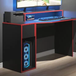 Gaming Tisch "Kron" Rot/Schwarz 30 X 45 Cm Vicco -Möbel Store m4422 05 ol