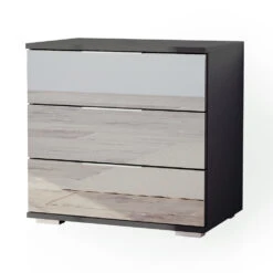 Nachttisch "Lino" Schwarz Vicco