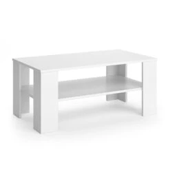 Couchtisch "Celio" Weiß 91 X 40 Cm Vicco