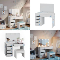 Kinderschminktisch „Winter“ Weiß Vicco -Möbel Store m4466 08 ol